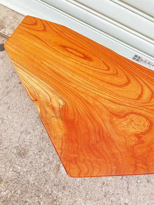 天然欅　花台　華台　椅子　台　盆栽台