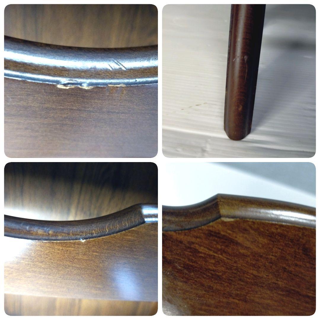 【美品】カリモク コロニアル スリッパラック 5足収納 木製家具