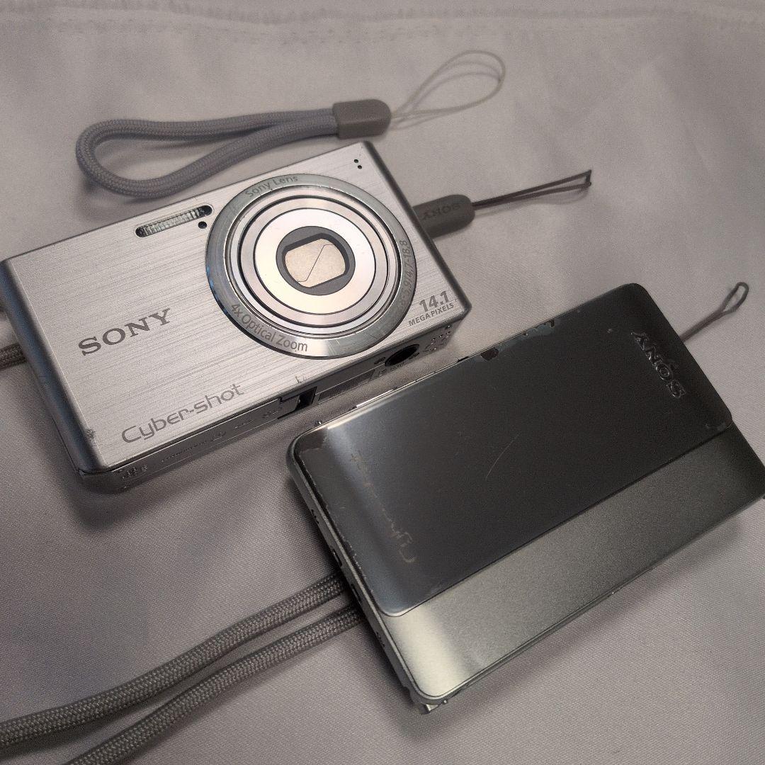 2台セット　SONY Cyber-shot 14.1MPと10.2MP　シルバー