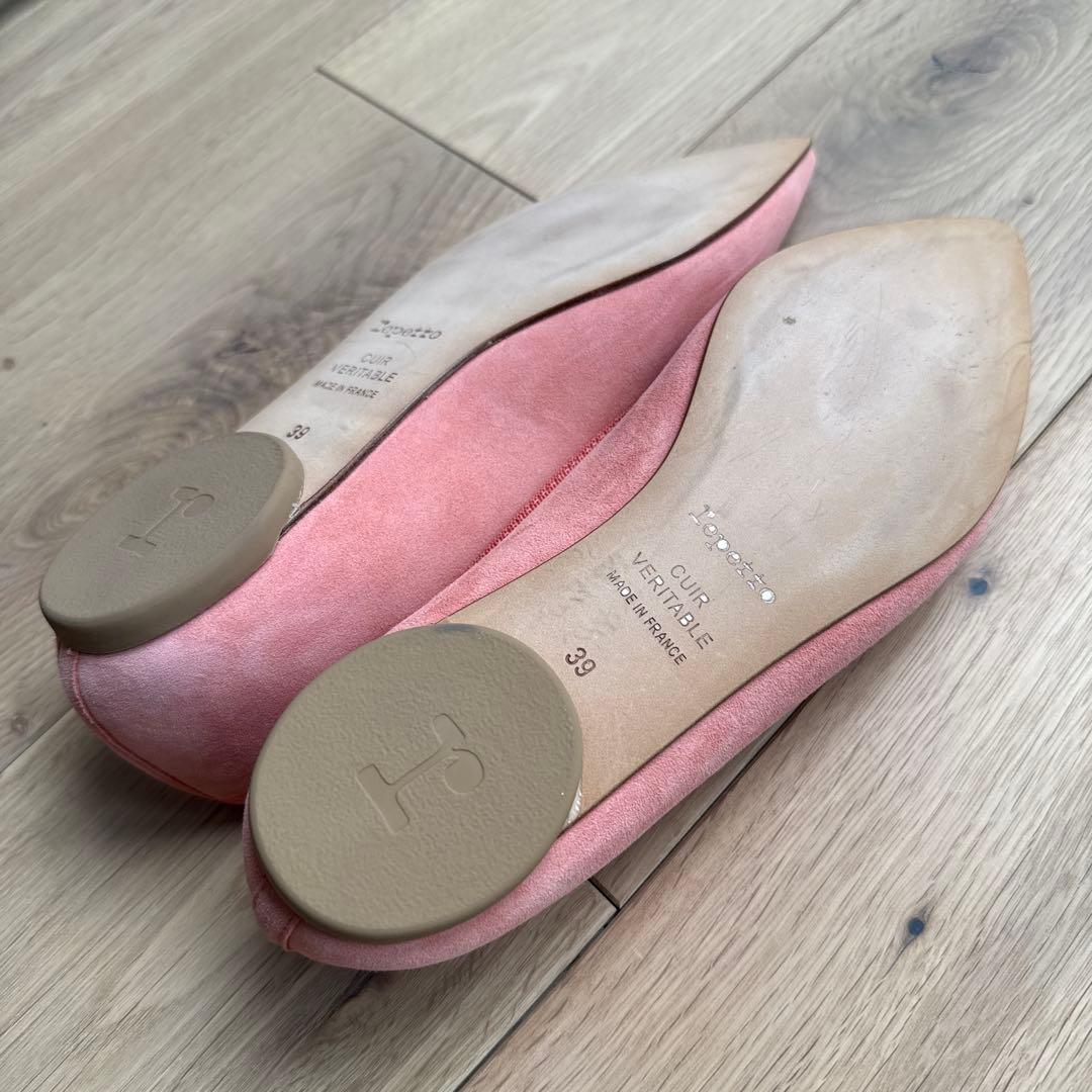 【repetto】レペット ブリジット ピンク フラットシューズ 試着のみの美品
