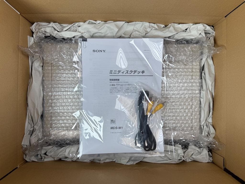 ◆優良動作品・録音動作確認済◆SONY ダブルMDデッキ MDS-W1