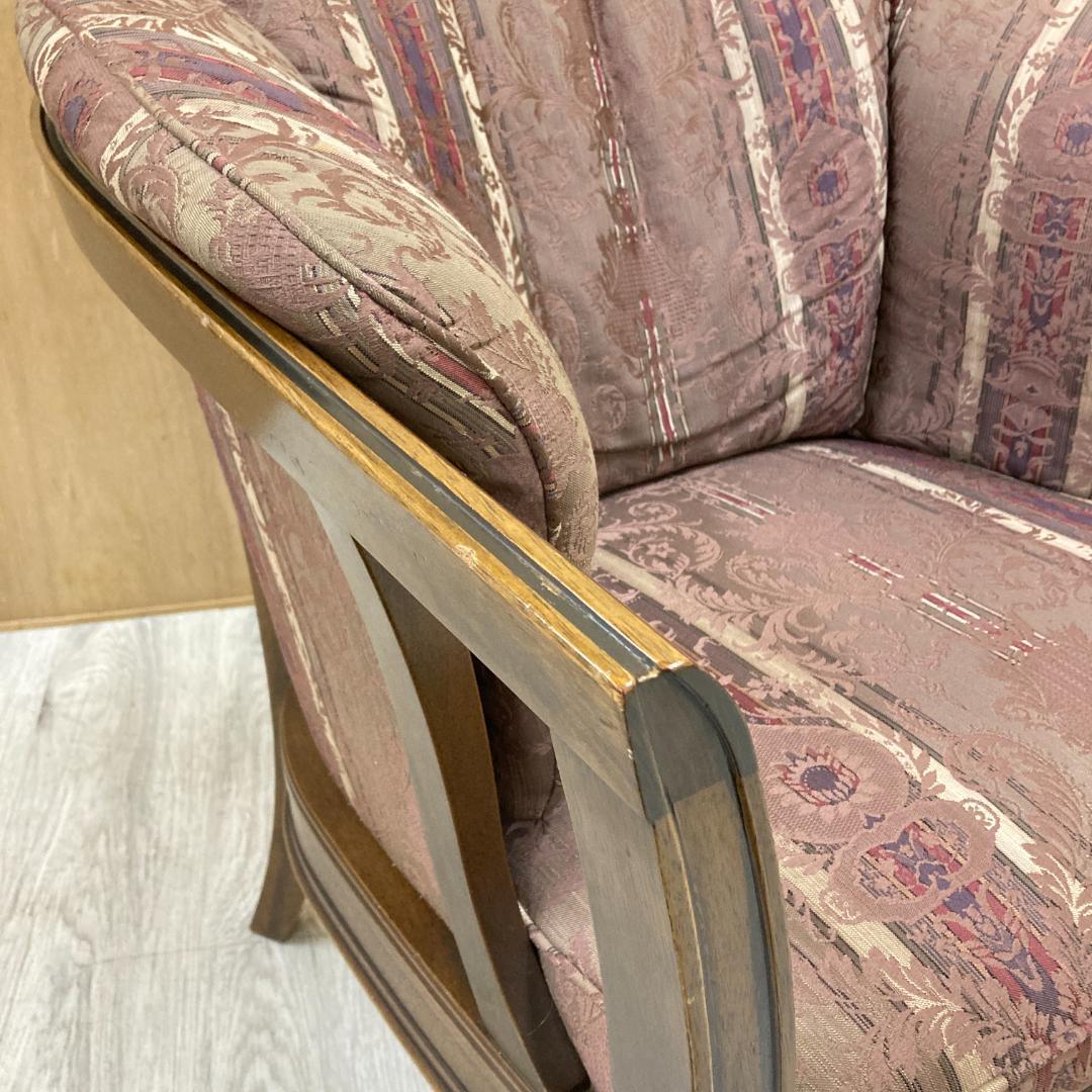 【マルニ】地中海 ロイヤル シャルル アームチェア 1人掛けソファ　椅子　B