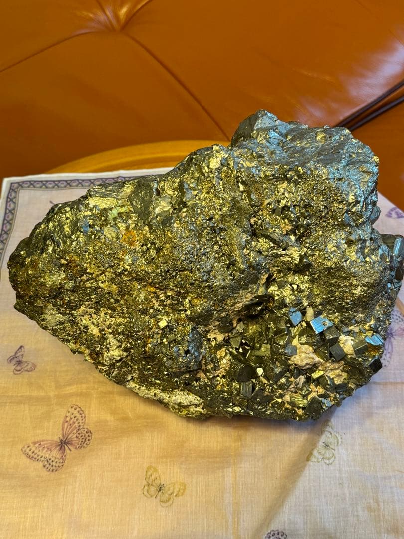 【巨大&希少】パイライト(黄鉄鉱) クラスター 原石 12kg