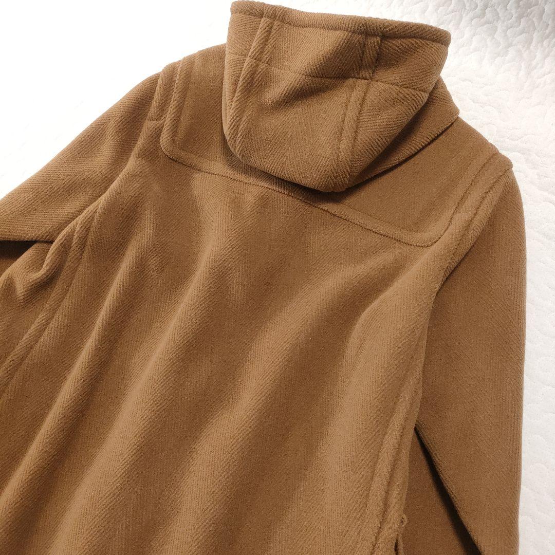 極美品✨マッキントッシュ　ロングダッフルコート　ヘリンボーン　キャメルブラウン