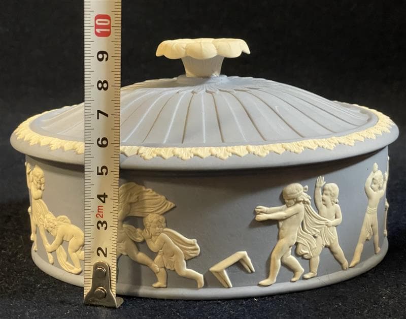 ウェッジウッド　ジャスパー　 トリンケットボックス お菓子入