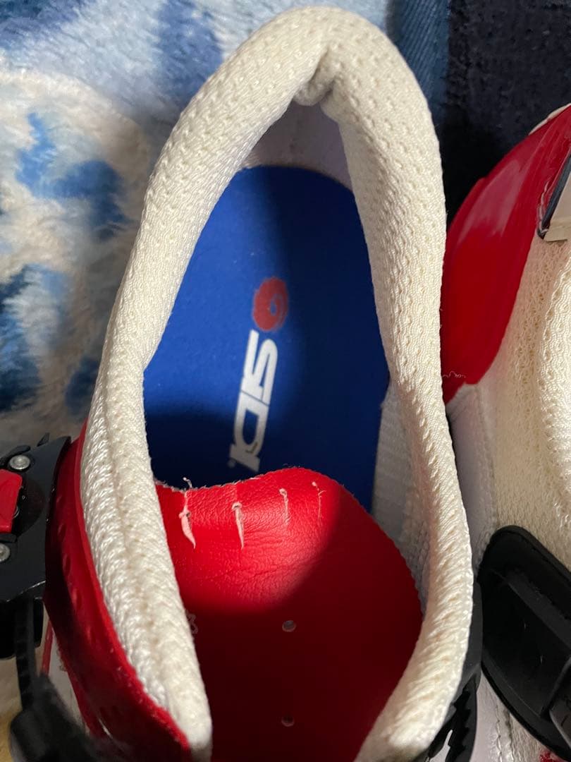 最終値下げSIDI SPIT サイクリングシューズ レッド/ホワイト