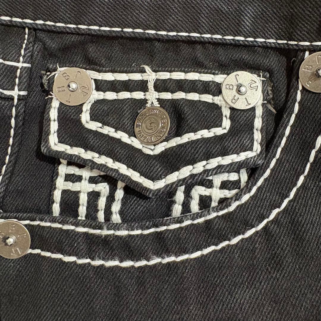 TRUE RELIGION Joey super 34白ステッチ