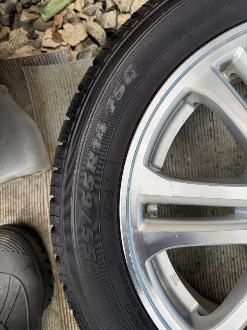 ホンダ純正ホイール　14インチ スタッドレス　155/65R14 19年製