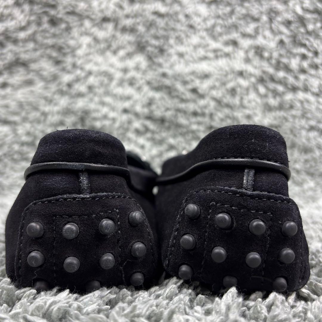 トッズ ダブルTドライバーズシューズ　黒　スウェード 36 23