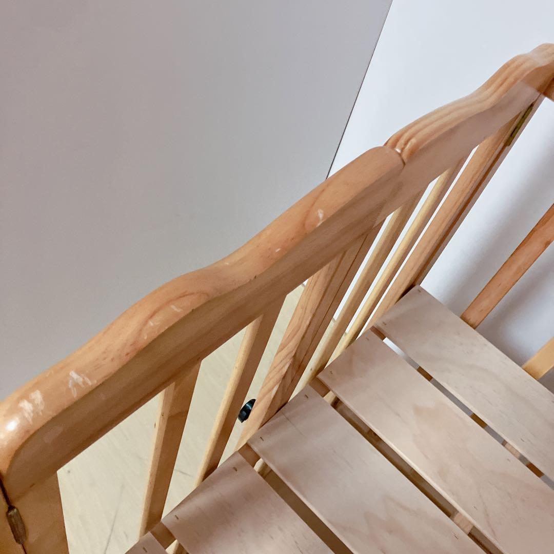 大和屋　yamtoya パタン　ミニベビーベッド キャスター付　※ 直接取引のみ