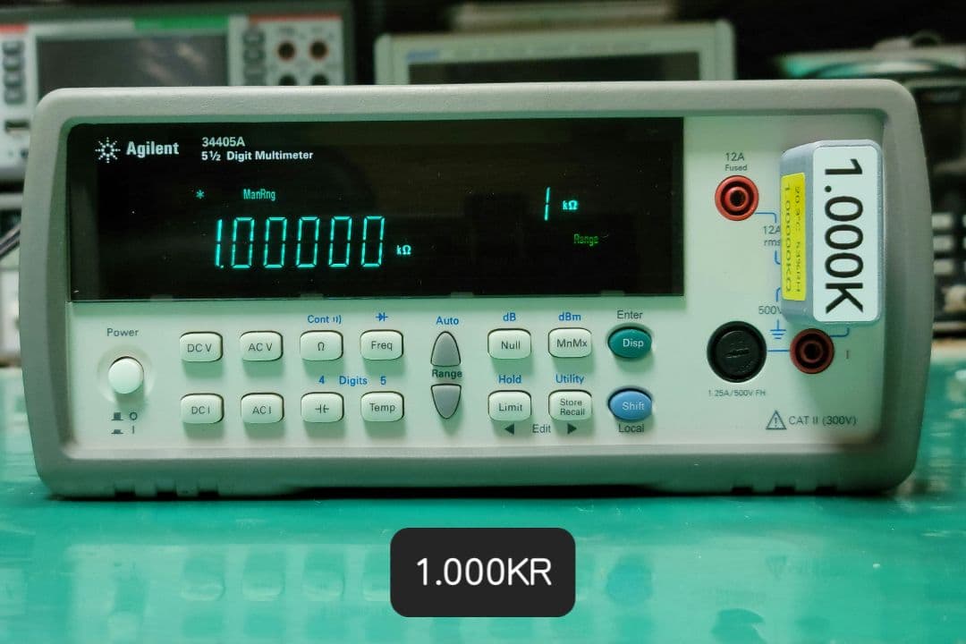 Agilent 34405A 5.5桁 デュアルディスプレイ マルチメーター