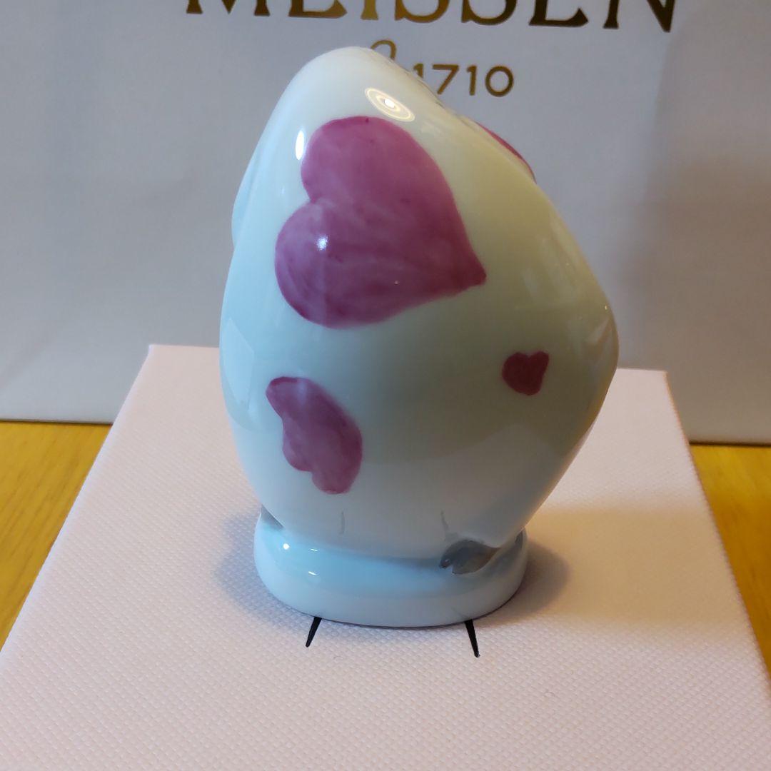 ペア割引ありMEISSEN⭐️2021年干支丑 ピンクの牛 置物 新品未使用