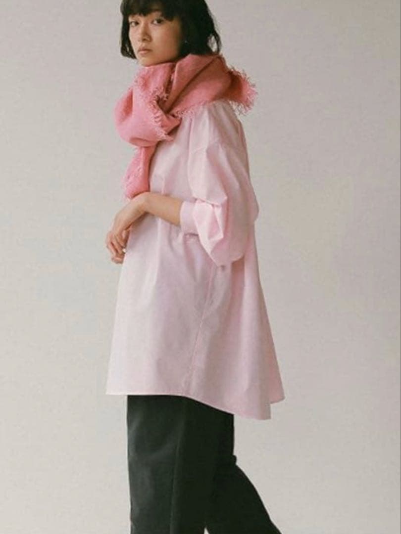 ETRE TOKYO ピンク オーバーサイズ シャツ