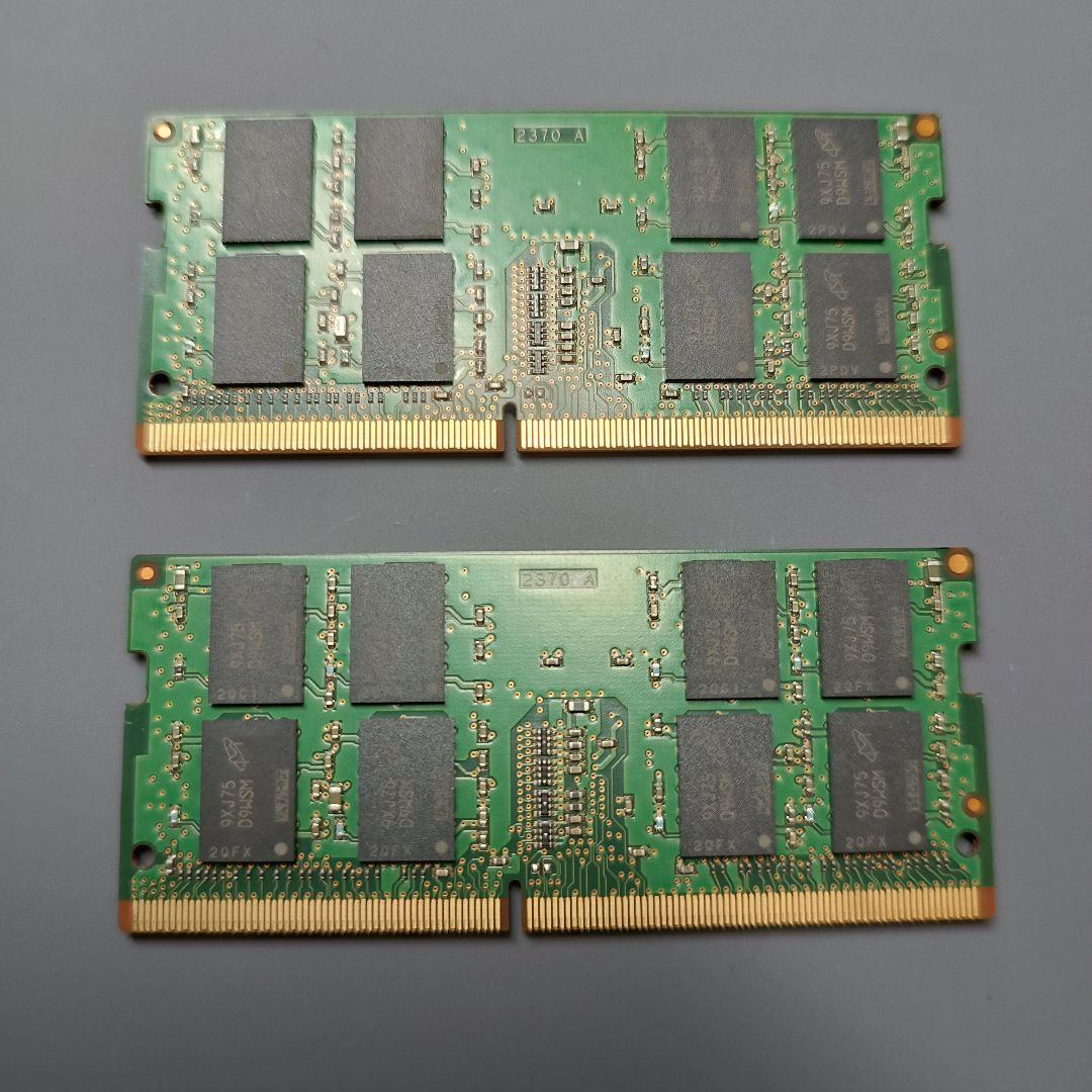 【送料込み】Micron PC4-3200AA 16GB×2枚◆動作確認済み
