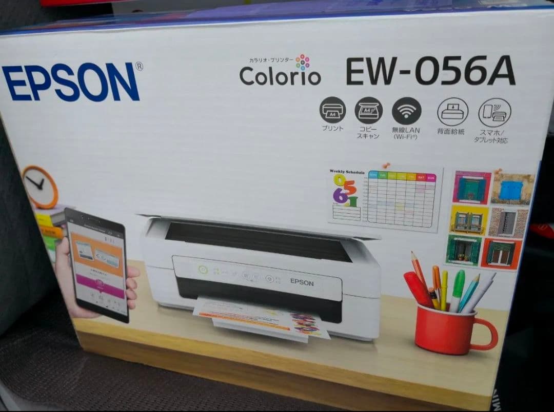 インク付属★EW-056A プリンター コピー機スキャナ 本体未使用エプソン83