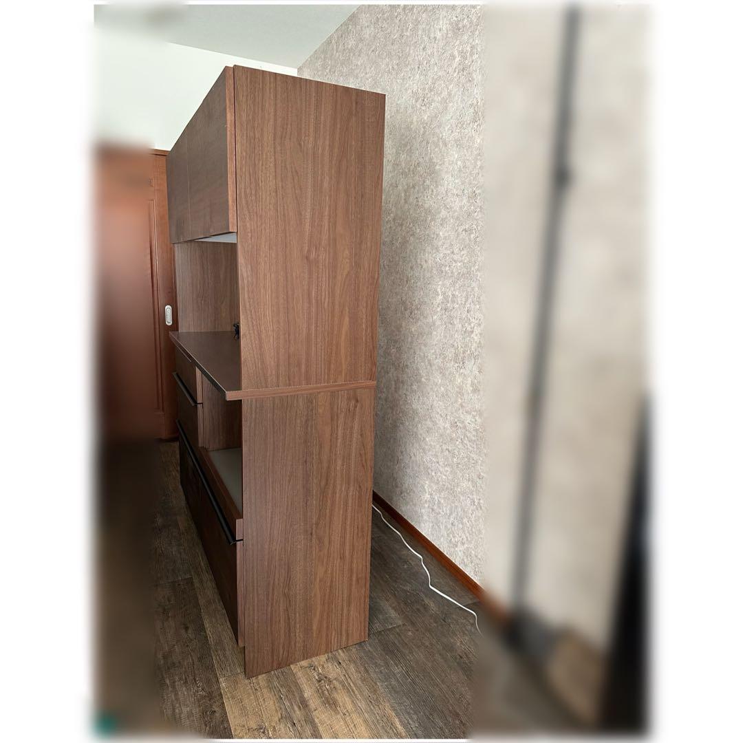 美品　CRASH GATE キッチンボード 140cm レンジ台 食器棚収納