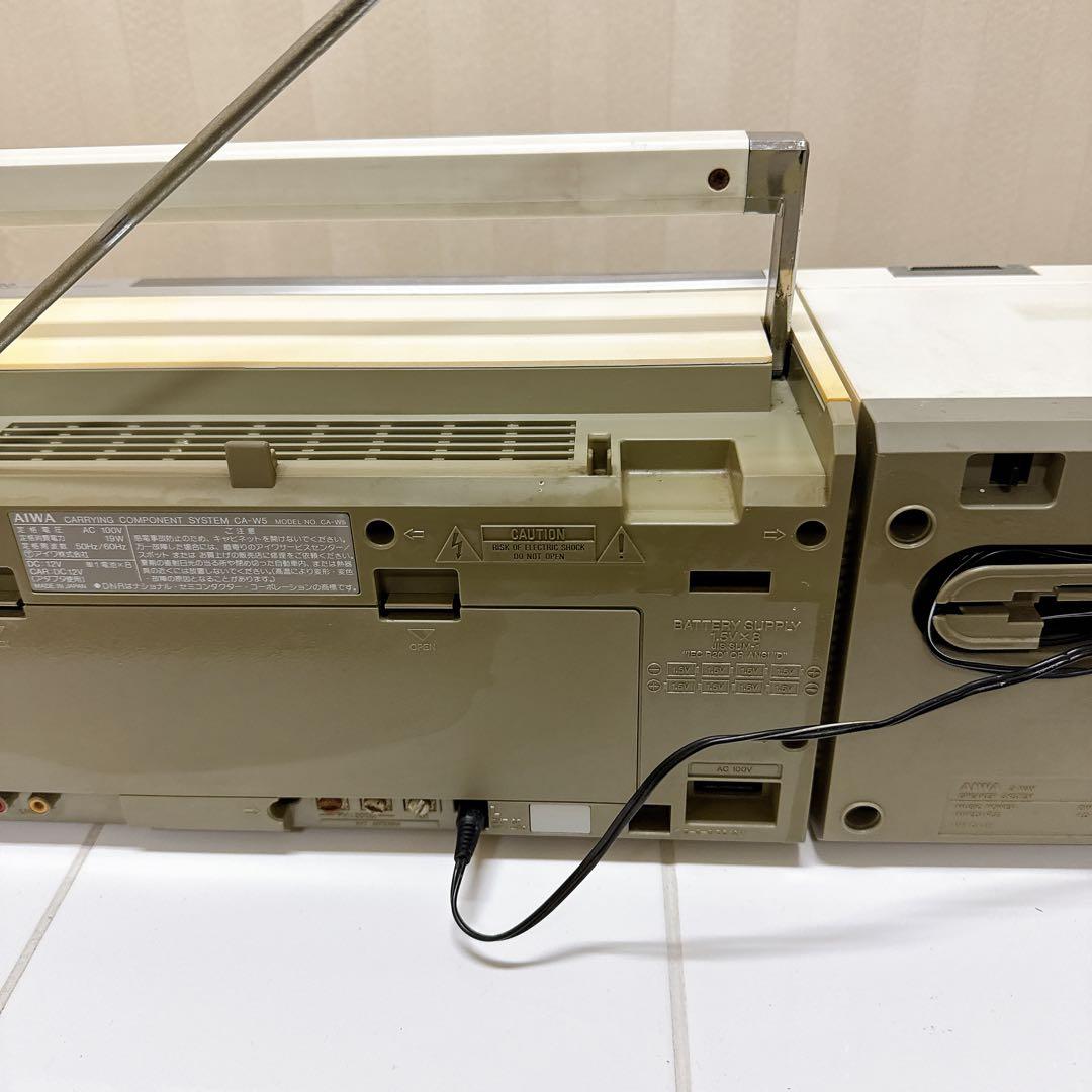 AIWA CA-W5 分離型 ラジカセラジオ受信OK 昭和レトロ ビンテージ