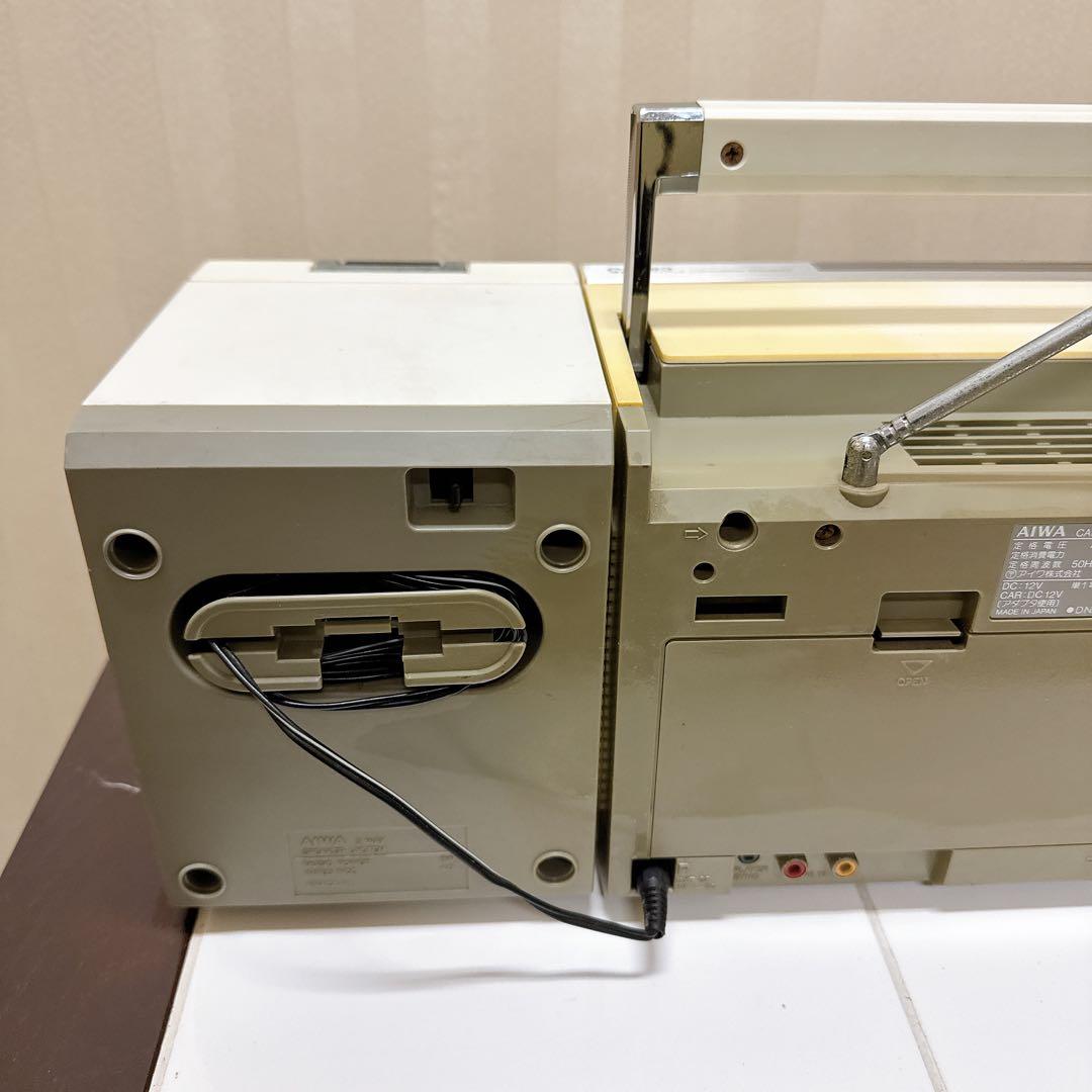 AIWA CA-W5 分離型 ラジカセラジオ受信OK 昭和レトロ ビンテージ