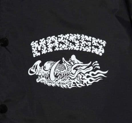 PORKCHOP x MASSES ナイロンジャケット コーチジャケット L 黒