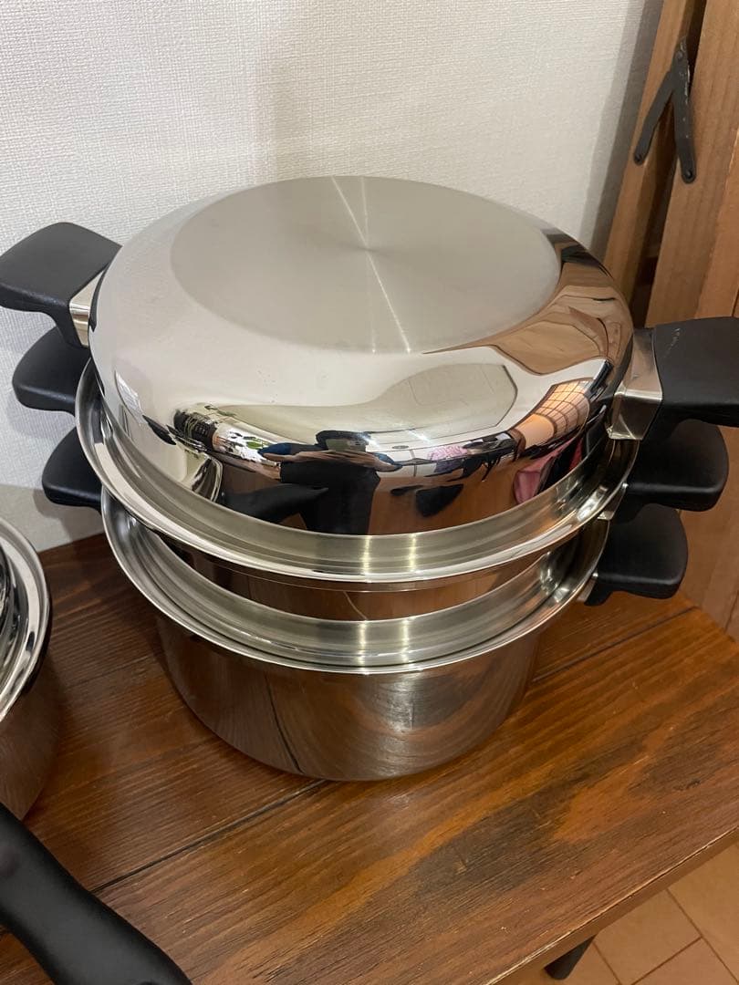 【限定セール中】アムウェイ　ソースパン　シチューパン　片手鍋　無水鍋