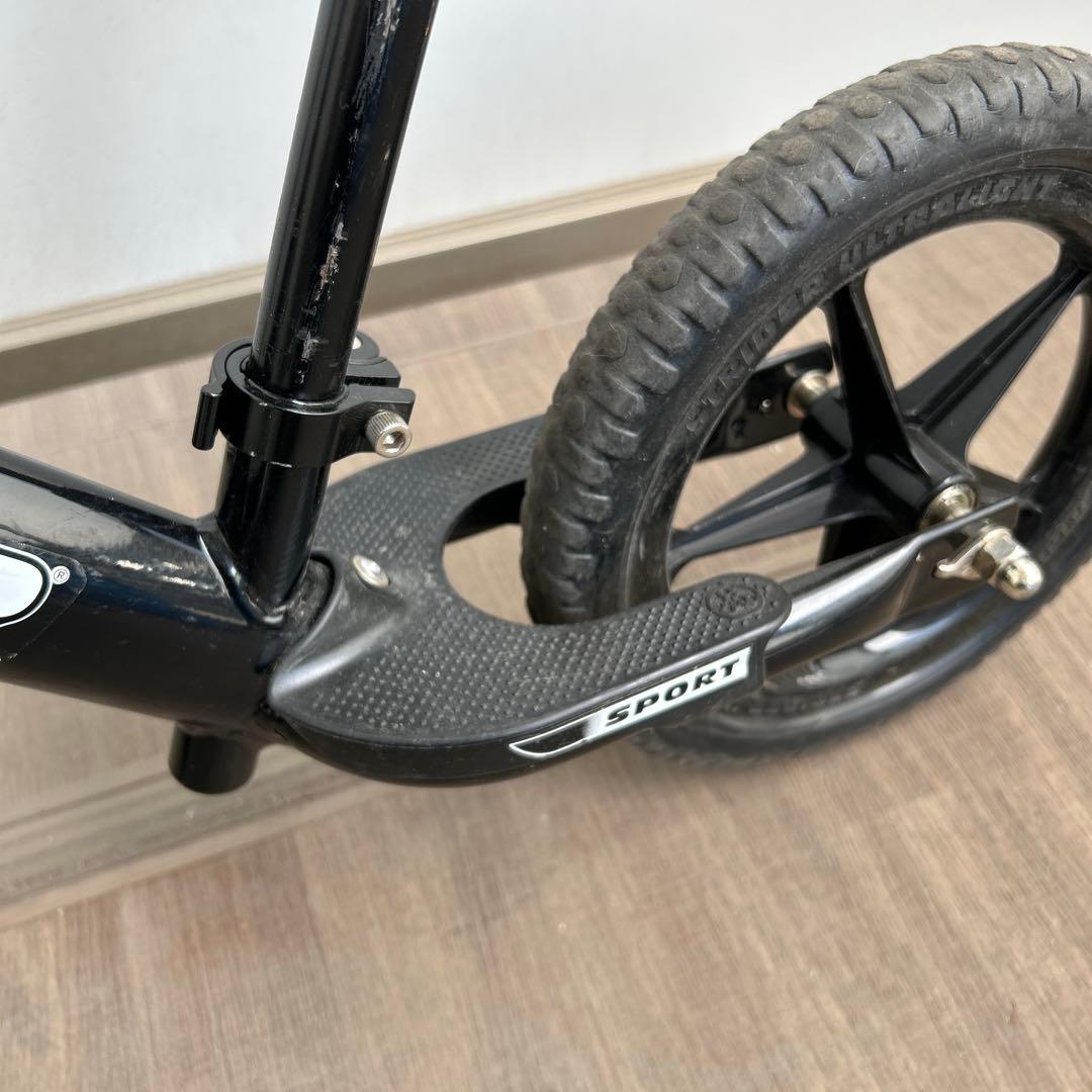 STRIDER バランスバイク ブラック 収納バッグ付き