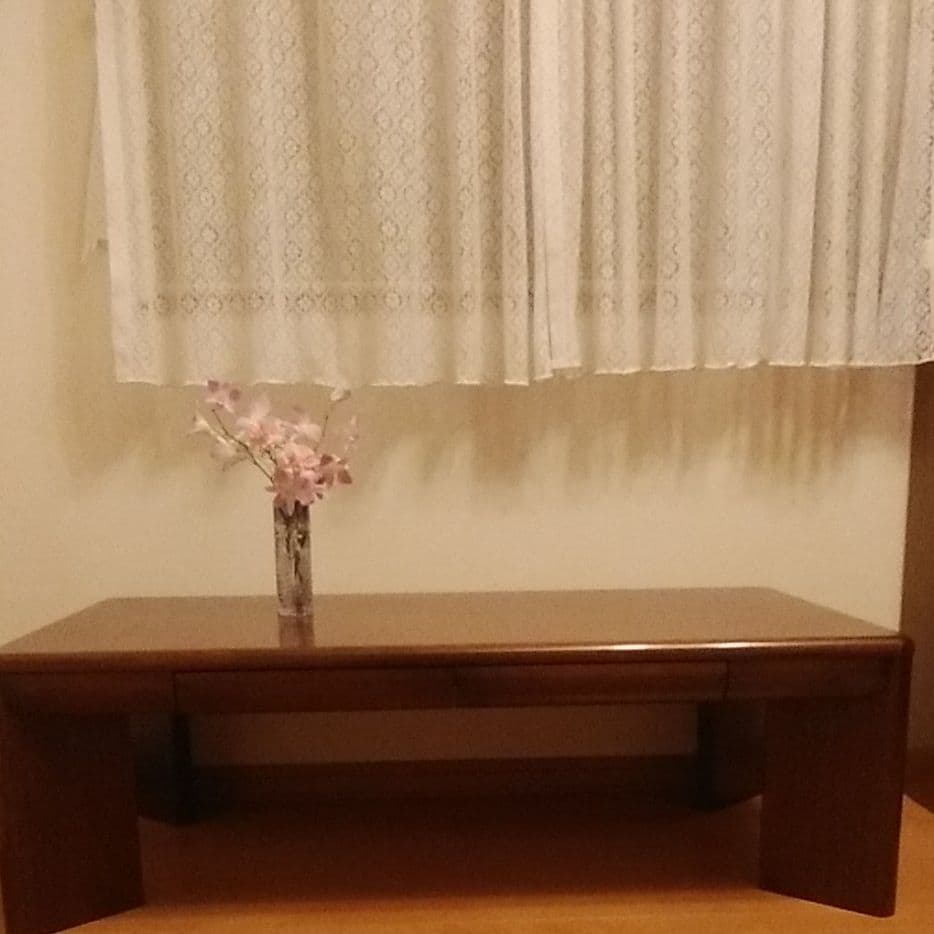 カリモク引き出しローテーブル