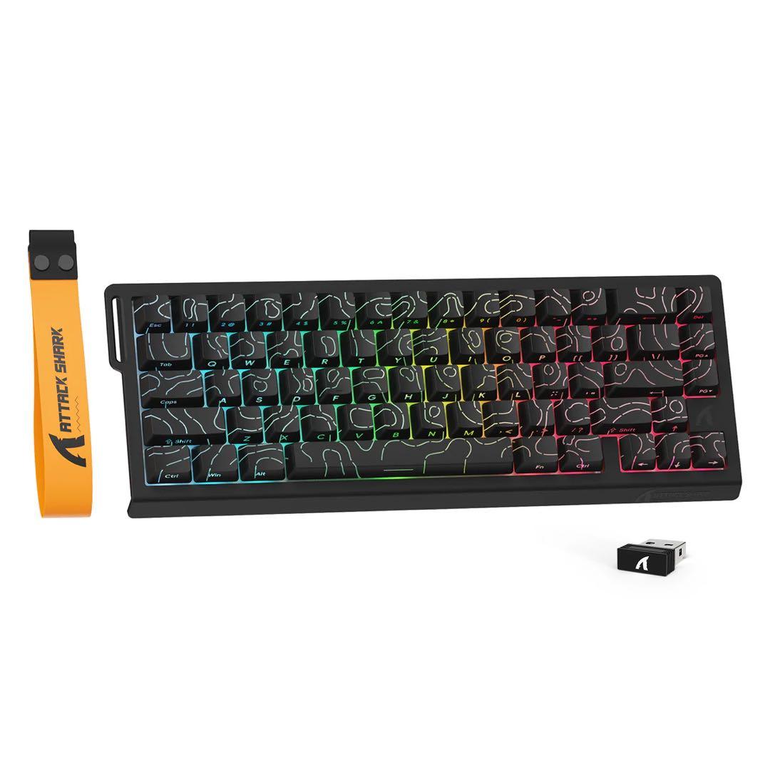 ATTACK SHARK X68PROHE ラピッドトリガー 磁気スイッチ 黒
