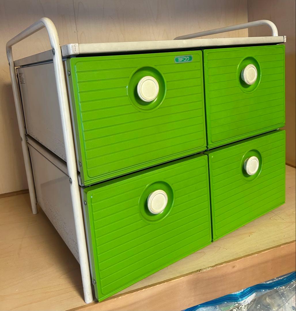 昭和レトロ　希少　ヨドコウ　スチール製押入れ収納　2台　直接お渡し