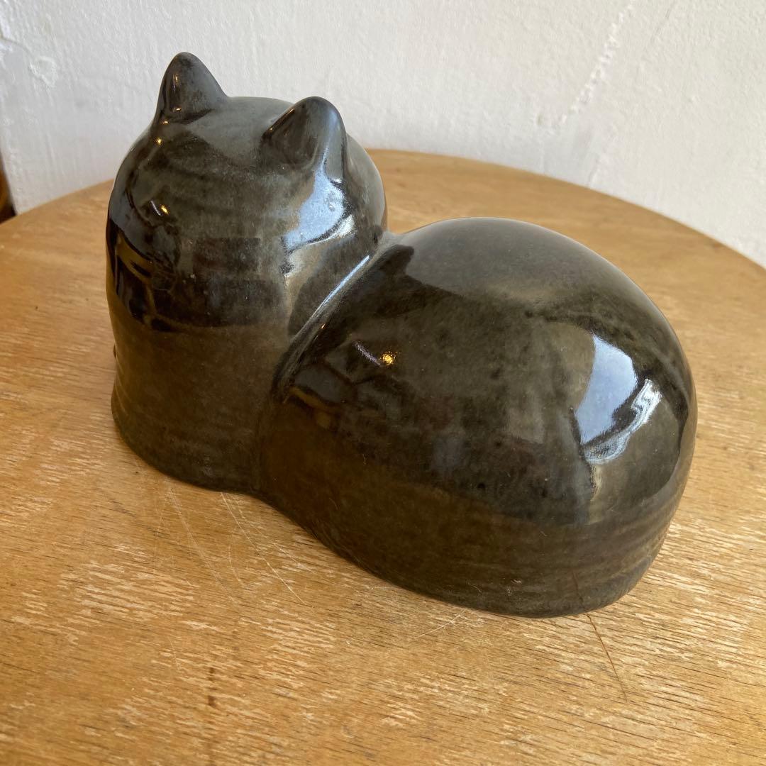 リサラーソン　じゃまをする猫　マイ　maj ツヤありブラック　scope