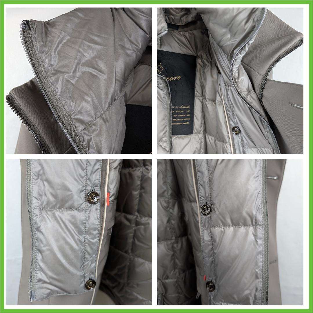 【美品】モンテコーレ Montecore ライナー付き ダウンコート Pコート型