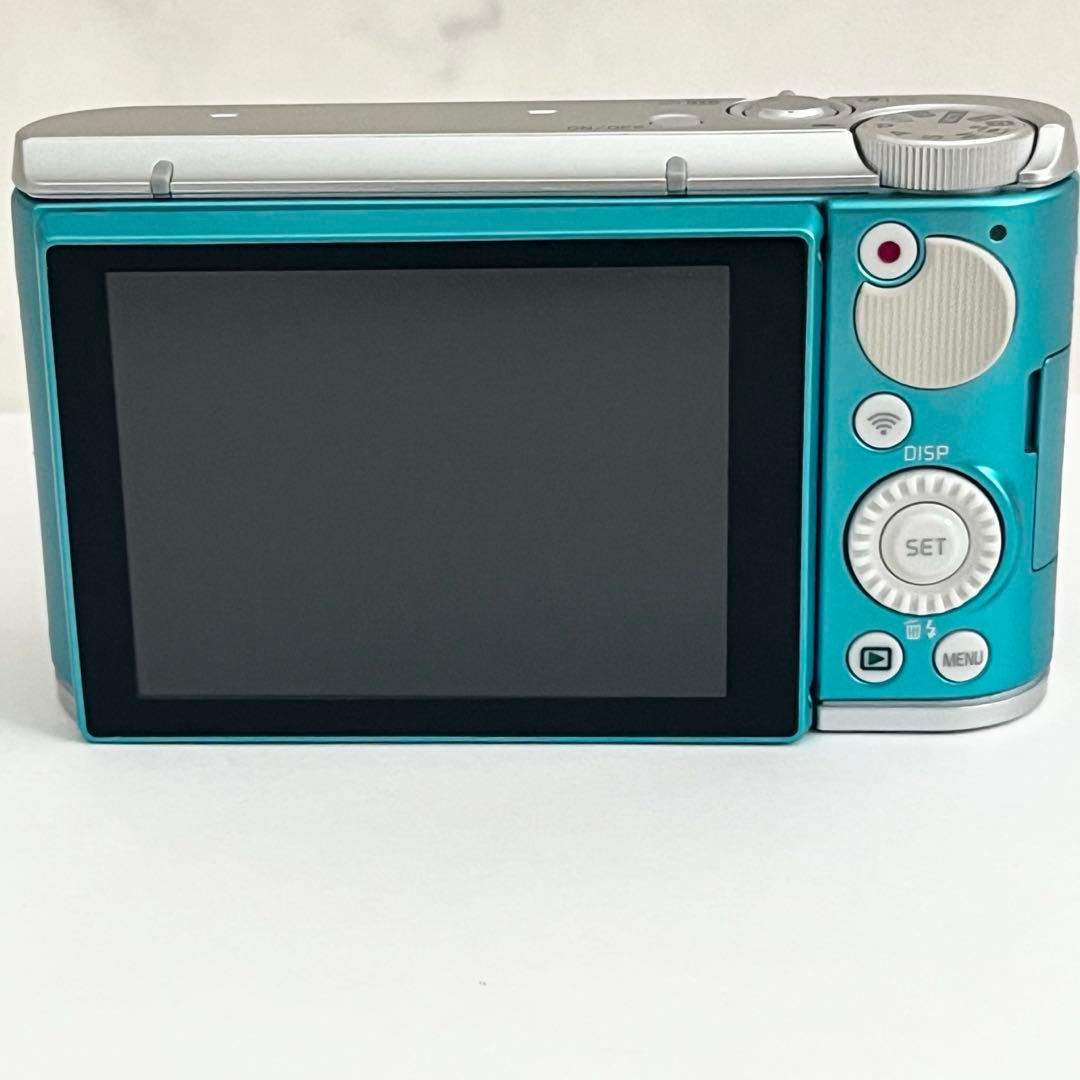 美品 CASIO EXILIM EX-ZR1800 水色 ブルー コンデジ