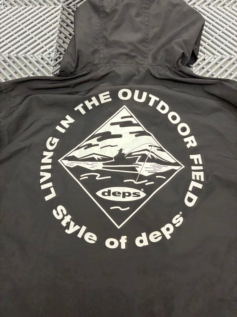 Mサイズ！撥水！デプス アノラックジャケット バックプリント アウトドアスタイル