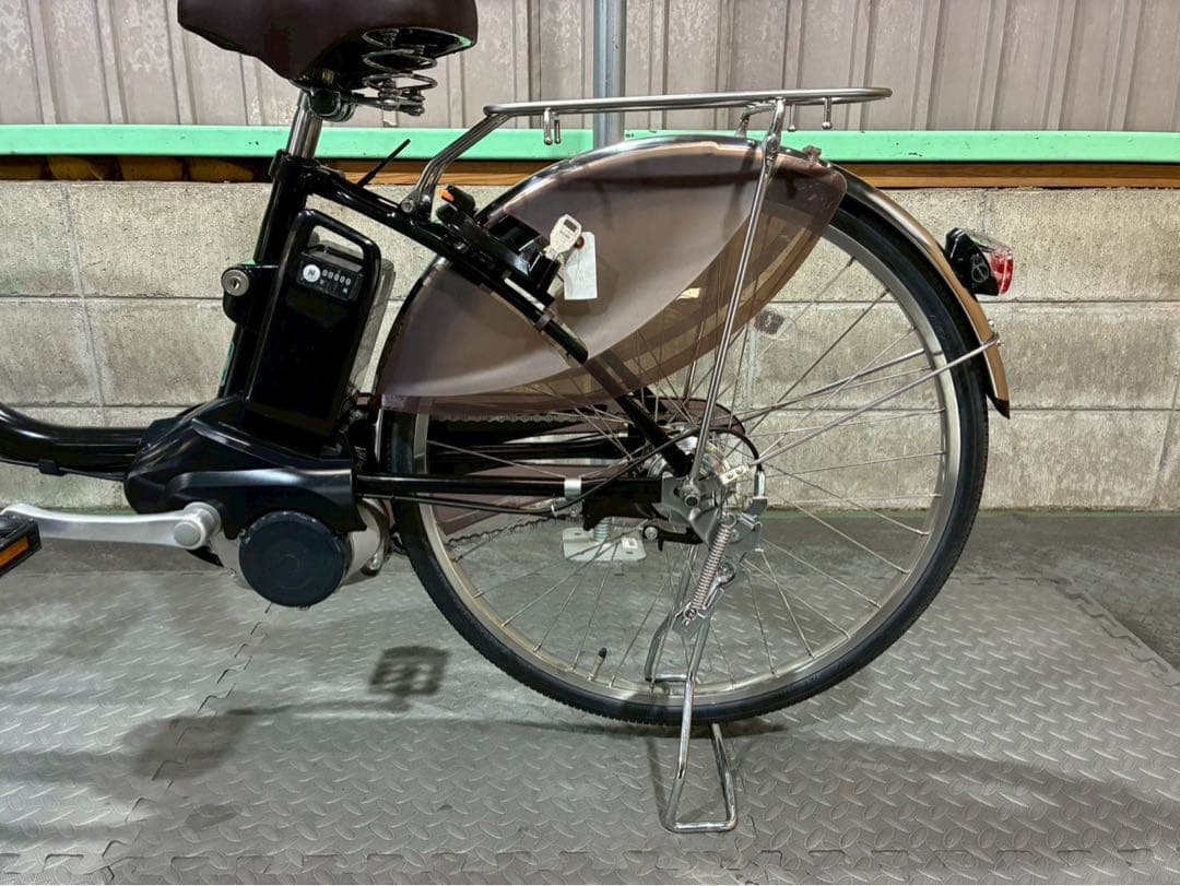 №8676 電動自転車パナソニック　ビビDX 24インチ ブラック　✨美品✨