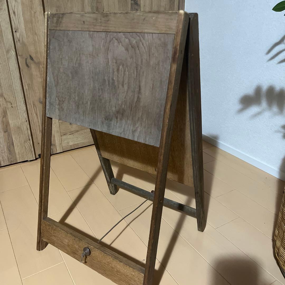 立て看板　案内板　A型看板 古道具　レトロ　蚤の市　古民家カフェ　什器　マルシェ