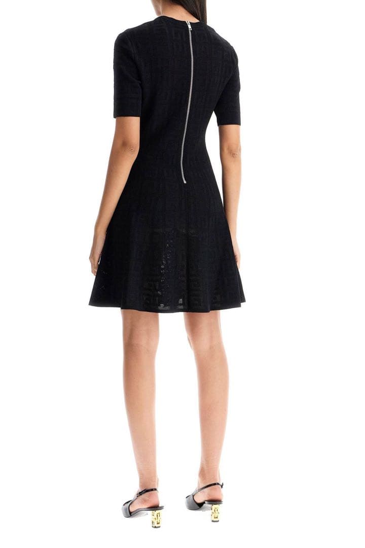 GIVENCHY ジバンシィ4Gジャガードブラックミニドレス　Sサイズ