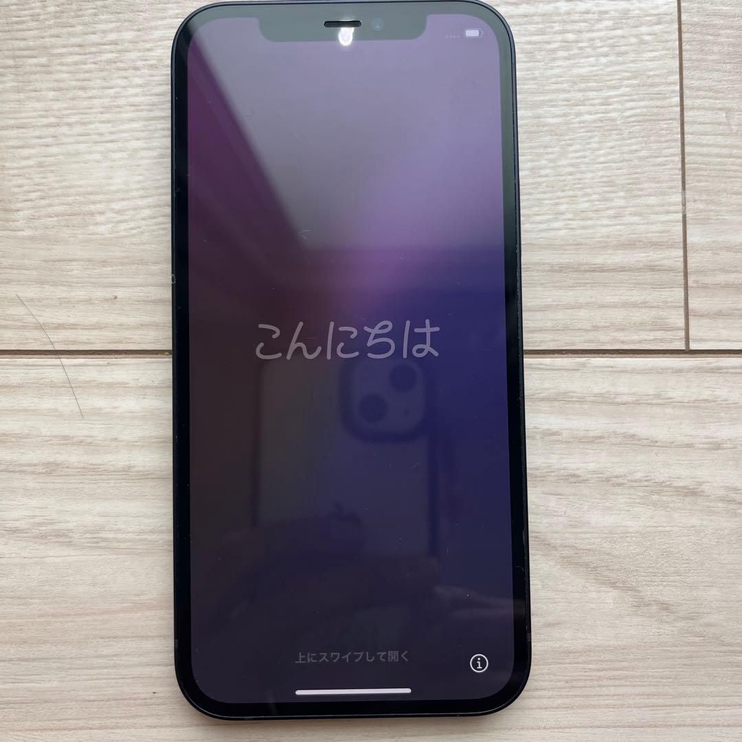 iPhone12 ブラック 64GB 充電ケーブル、アダプタ付き