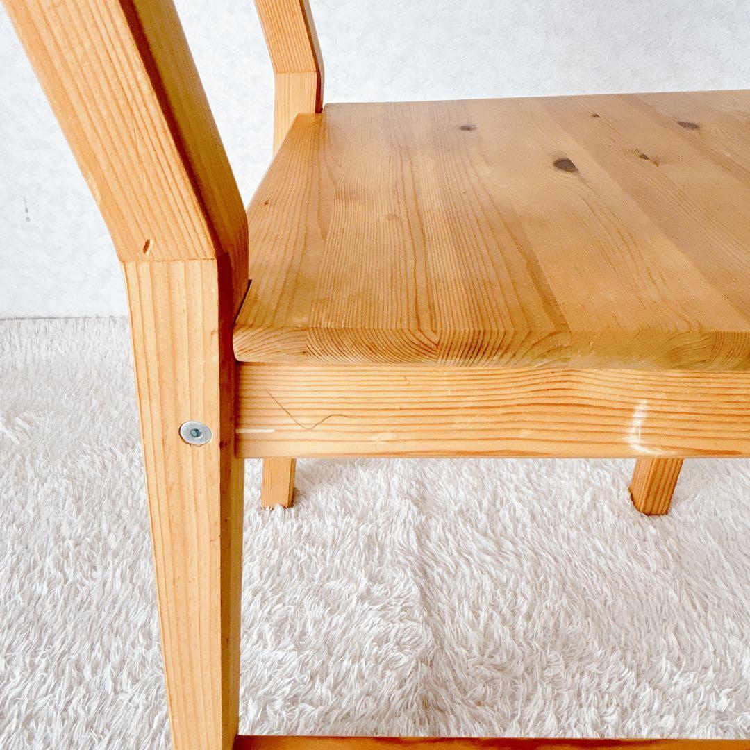 廃番 美品】IKEA IVARイーヴァル チェア 天然木 ダイニング リビング