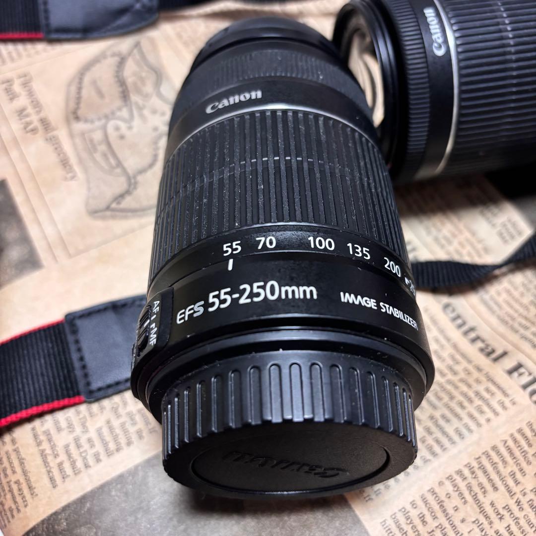 CanonEOSKissX7本体EF-S55-250mmレンズ