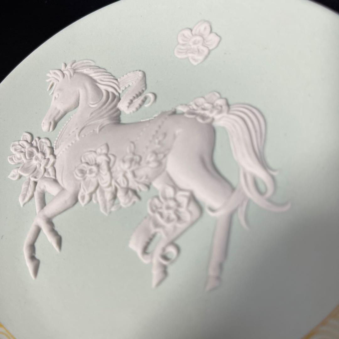 ［新品］ジャスパー　干支トレイ2026午年、馬、絵皿