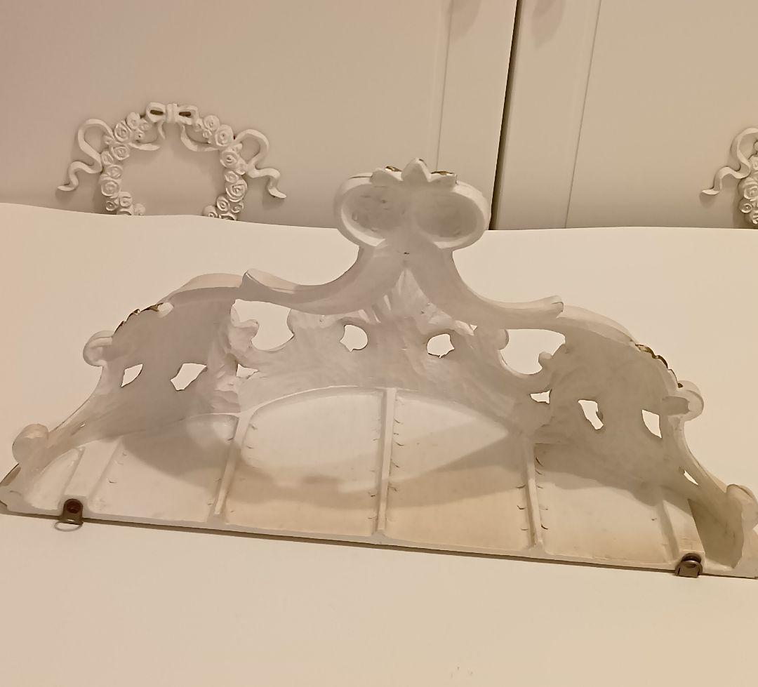 イタリア製　アンティーク　ロココ調　ミラー　コンソール　セット　姫　インテリア