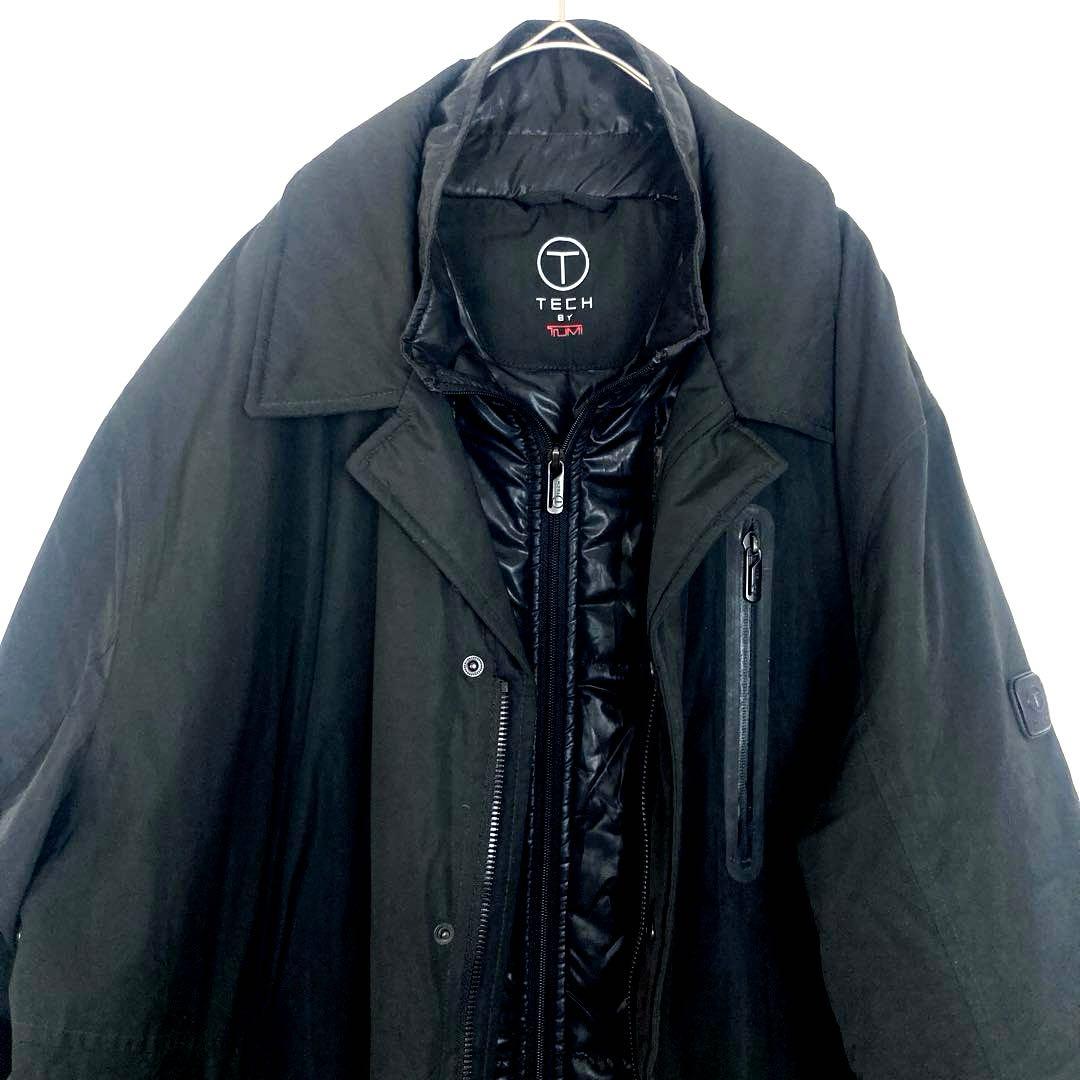 値下中！機能的✨TUMI TECH ブラック ナイロンジャケット　XL