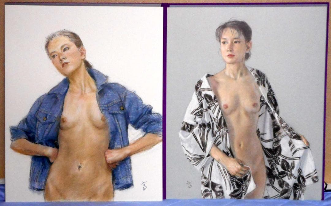 【値下】高塚省吾 素描集『女たち』（芸術新聞社）外箱付き 極美品