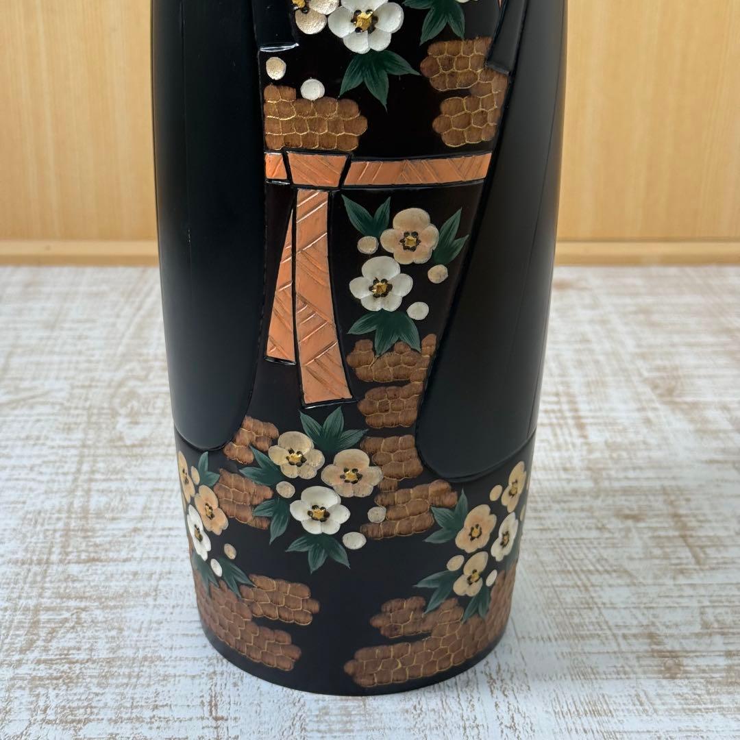 創作こけし【野沢薫 作】大型　内閣総理大臣賞受賞作家 コケシ