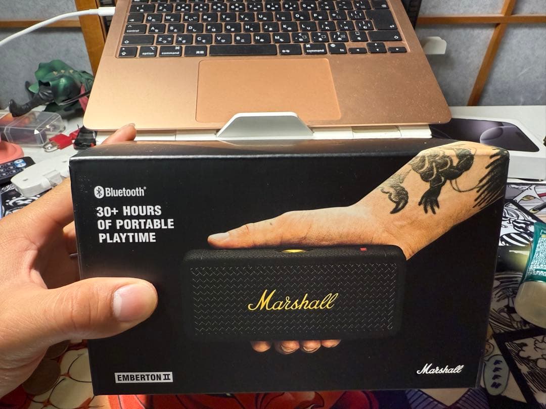 Marshall Emberton II ワイヤレススピーカーシュリンク付き