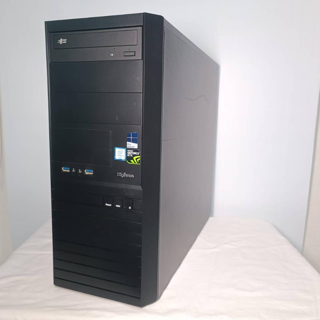 【激安ゲーミングPCフルセット】i7 快適動作！MS Office搭載 ドスパラ
