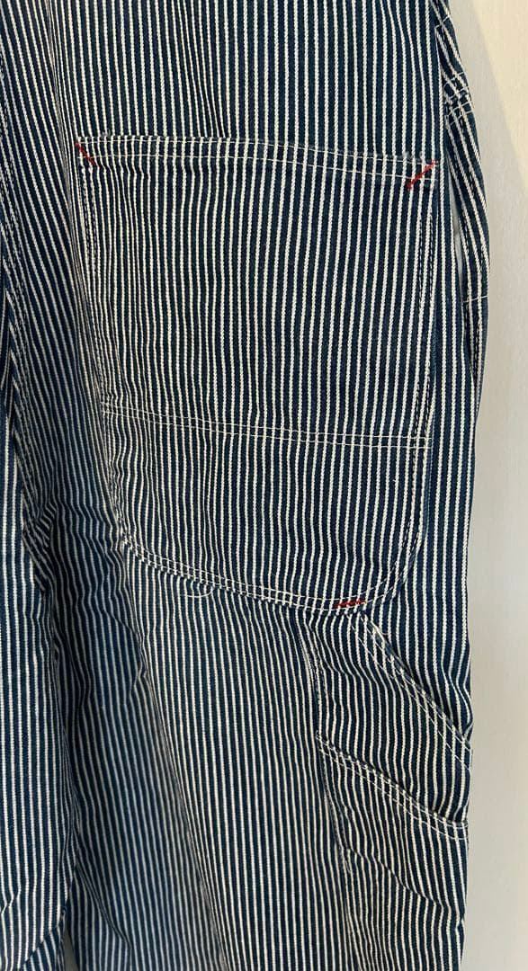 ディッキーズ ヒッコリー ストライプ オーバーオール XLサイズ相当