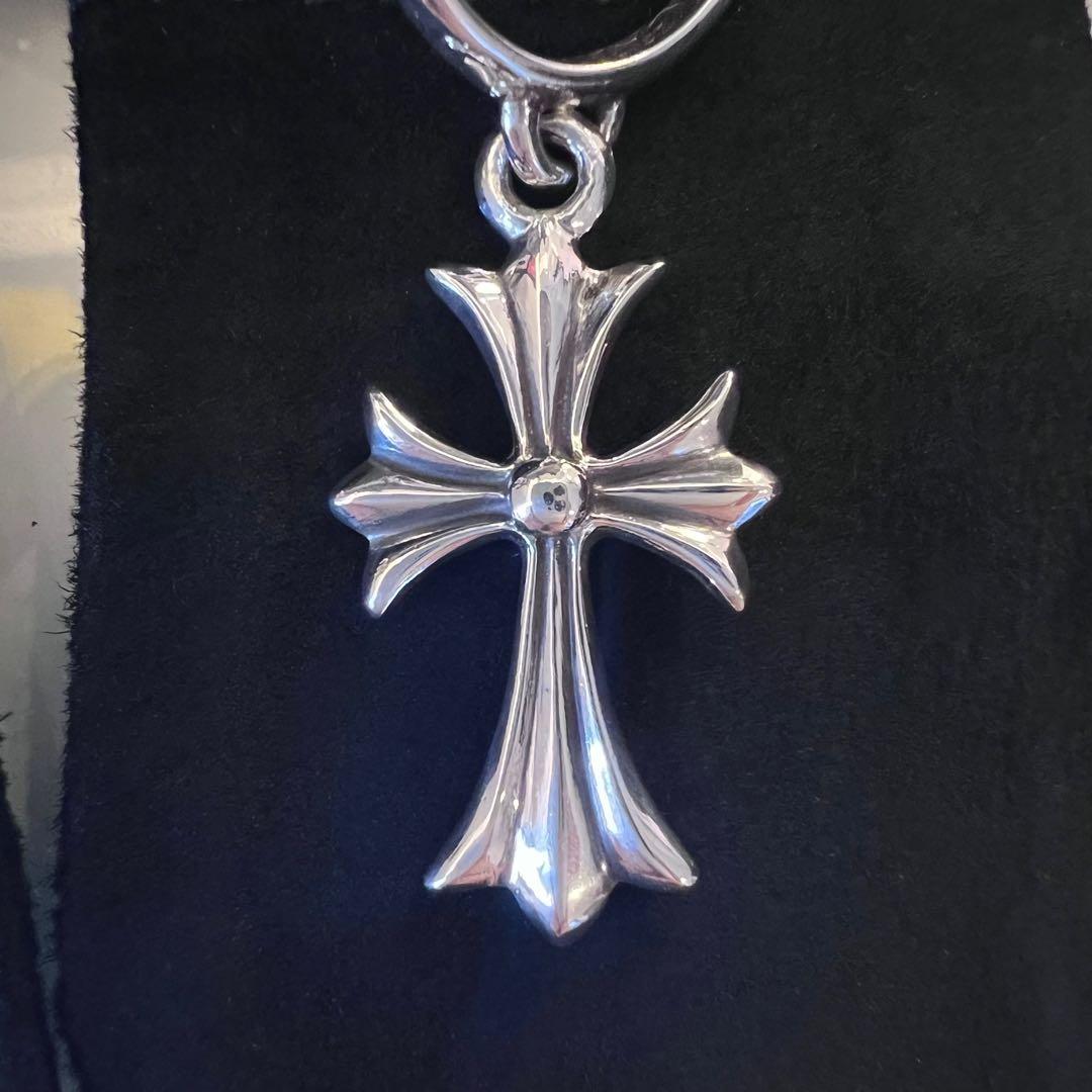 さらへ様★★★クロムハーツ タイニーCH クロス ピアス 両耳 2点セット