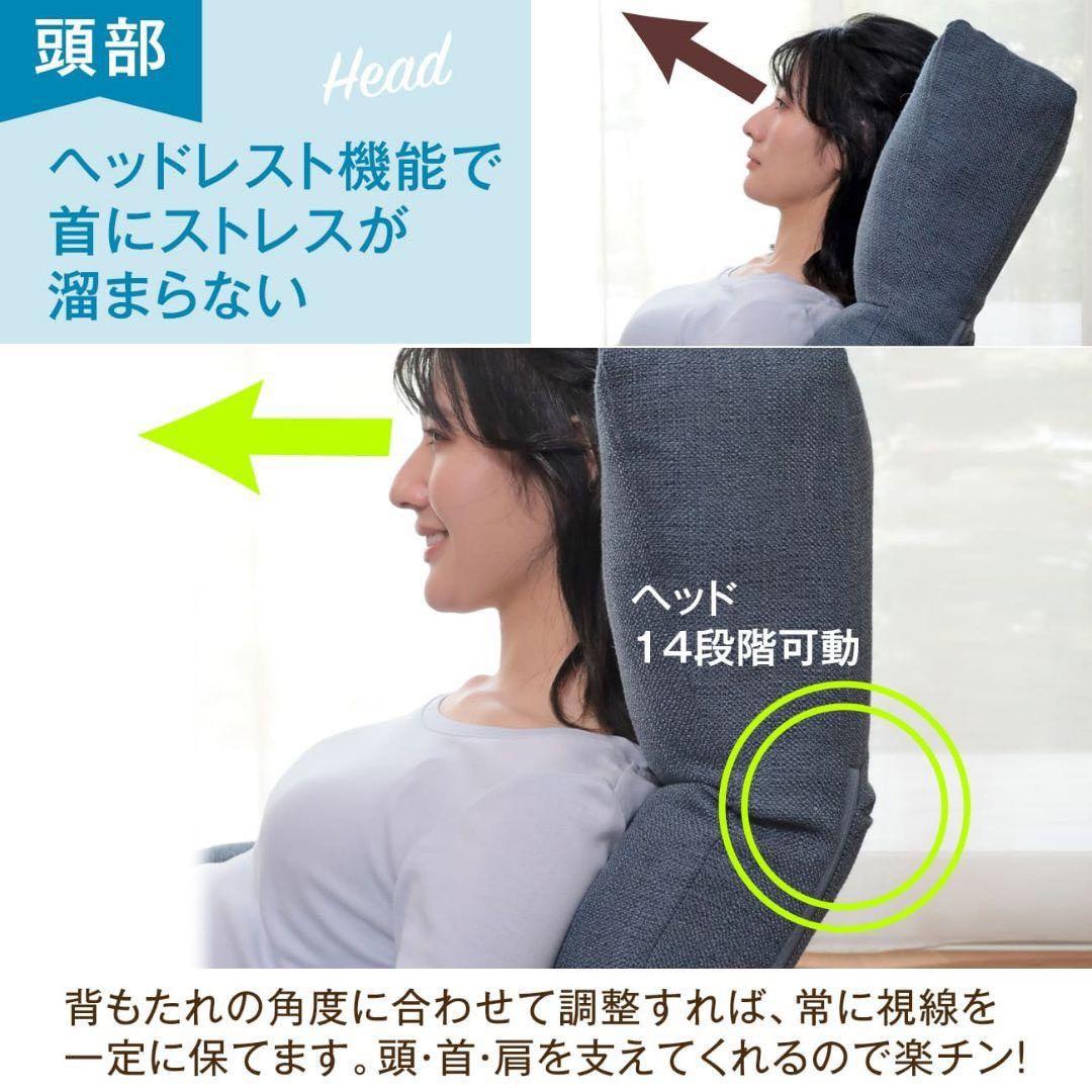 腰の神様がくれた座椅子　【第9弾】 くつろぎ広がる３WAYタイプ　１脚
