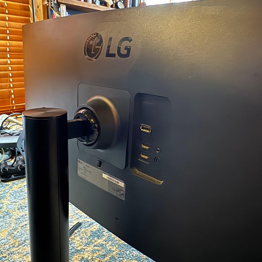 【美品】LG 34インチウルトラワイド湾曲モニタ1ms 160Hz HDR