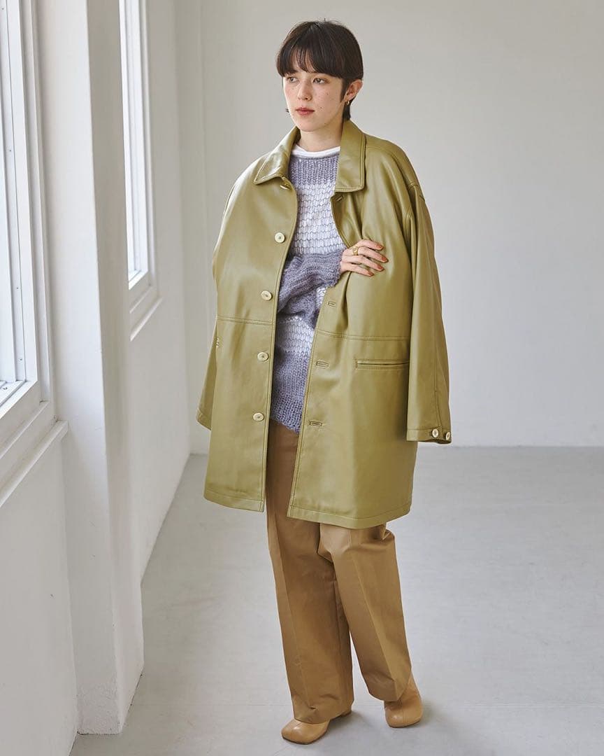 新品　わずかTODAYFULレザージャケット